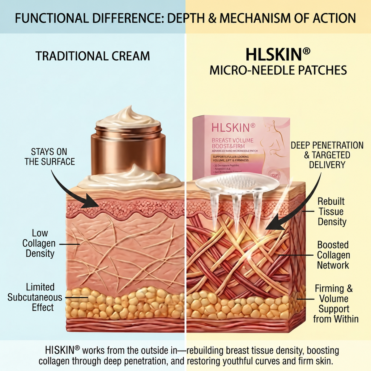 💥𝐇𝐋𝐒𝐊𝐈𝐍® 👩‍⚕️ Targeted Breast Enhancement Advanced Nano Microneedle Patch💃