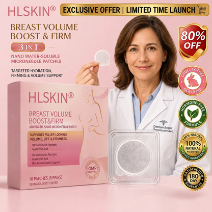 💥𝐇𝐋𝐒𝐊𝐈𝐍® 👩‍⚕️ Targeted Breast Enhancement Advanced Nano Microneedle Patch💃