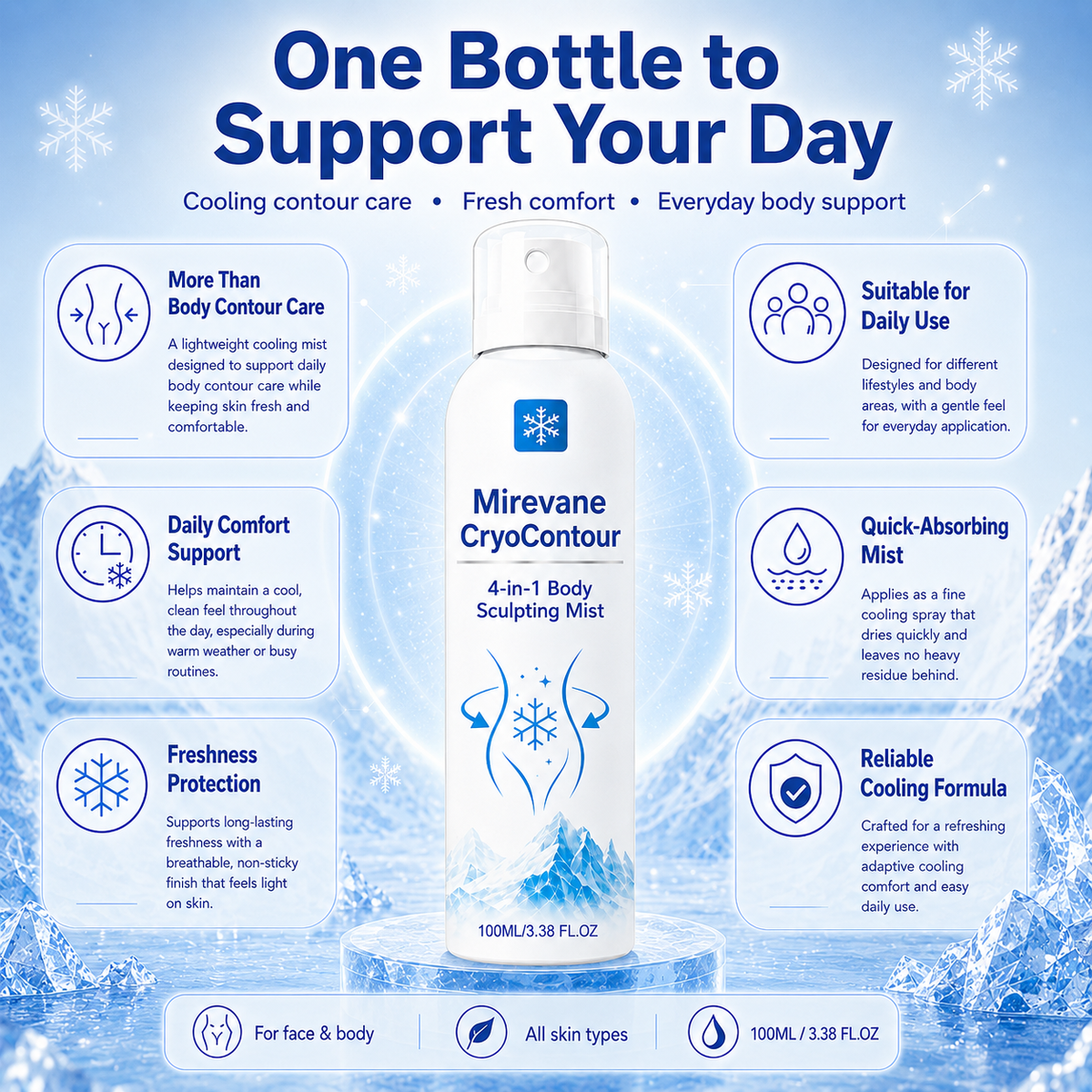 ❄️❄️Mirevane CryoContour 4-in-1 Body Sculpting Mist
