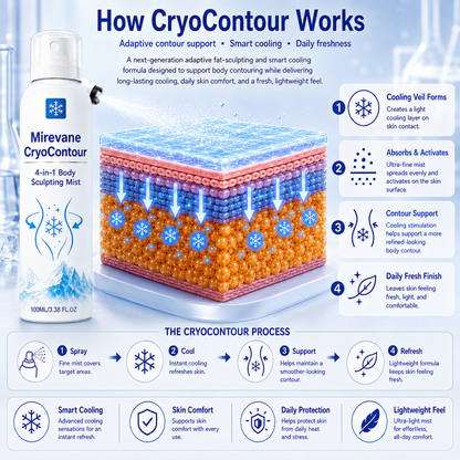 Mirevane CryoContour 4-in-1 Body Sculpting Mist
